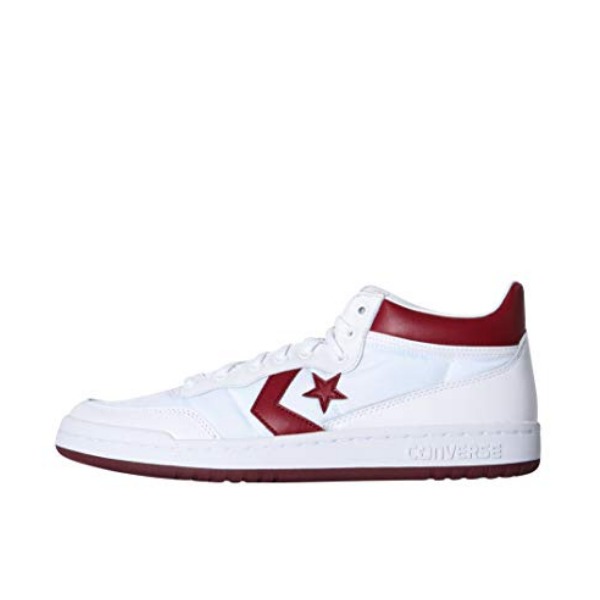 推荐商品：Converse/匡威 Fastbreak 83 圆头 时尚复古 休闲 减震回弹 防滑耐磨 轻便 滑板鞋 White 白色/酒红