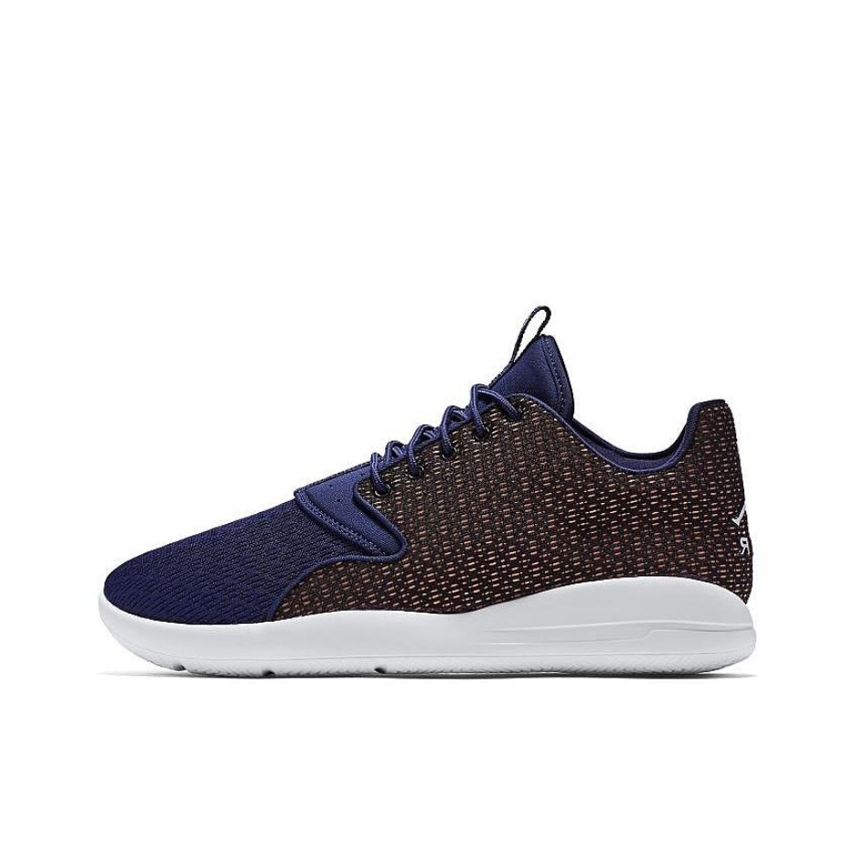 推荐商品：Air Jordan Eclipse 运动休闲鞋 防滑耐磨舒适透气减震复古织物百搭 Midnight Navy/Sunset Glow 海蓝/棕