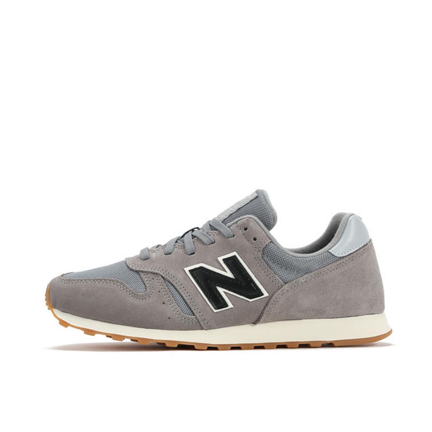 推荐商品：New Balance 373 织物 经典复古 百搭简约 网布 减震 舒适透气 防滑耐磨 低帮 合成革 马拉松 轻便缓震 运动休闲鞋 Grey/Brown 灰色/棕色