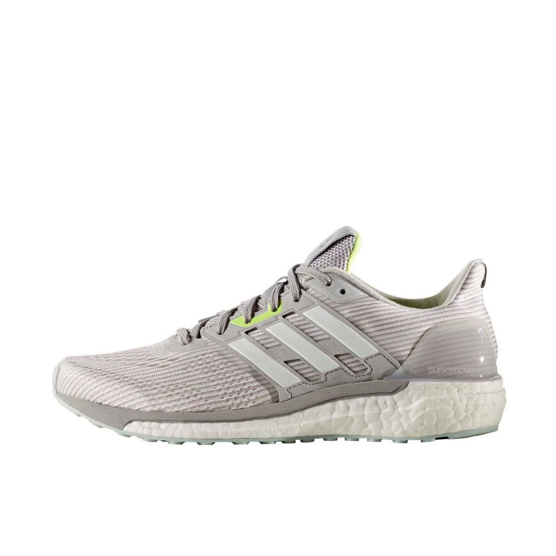 推荐商品：adidas Supernova Sequence 9 舒适透气 减震防滑 圆头系带 跑鞋 Grey/Green 灰绿