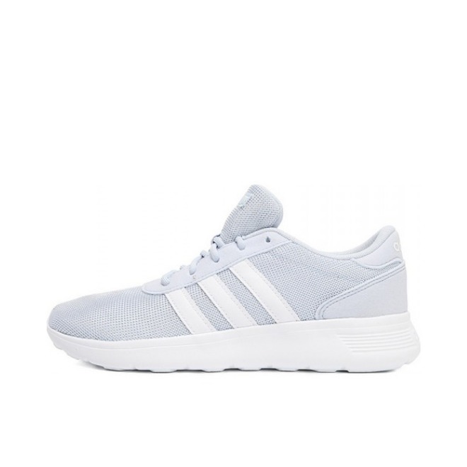 推荐商品：adidas NEO Lite Racer 运动休闲鞋 时尚潮流复古减震回弹舒适轻便防滑耐磨网面透气 Aero Blue/ White  蓝/亮白