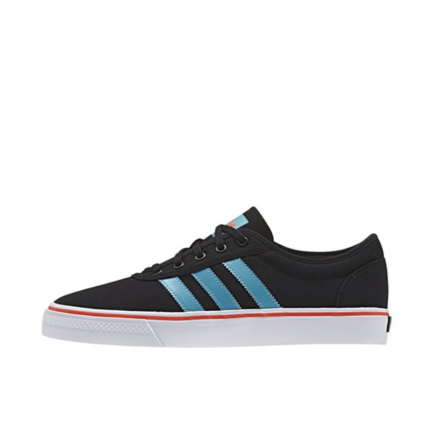 推荐商品：adidas Originals Adiease 时尚潮流 休闲 复古 防滑耐磨 轻便透气 百搭 舒适 帆布鞋 Black/Blue/Red/White 黑蓝红