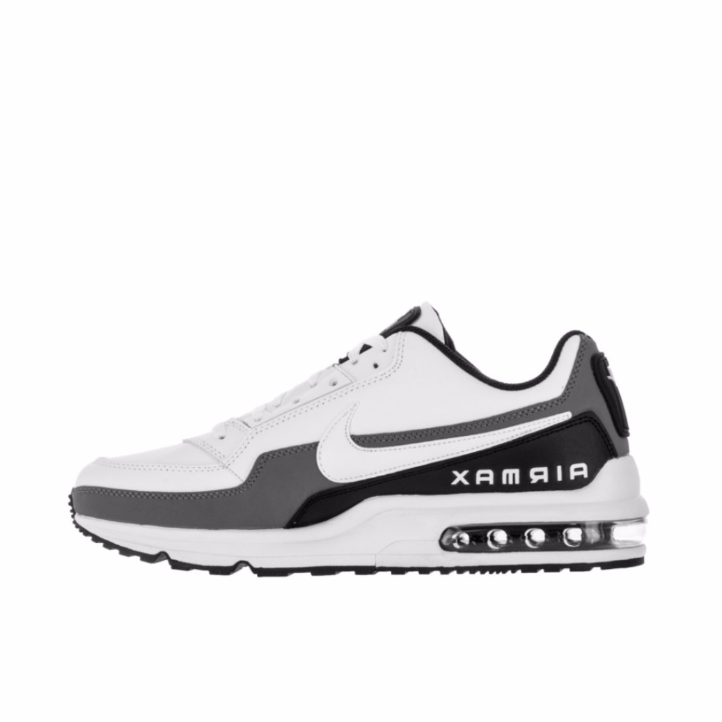推荐商品：Nike Air Max LTD 3 跑鞋 防滑耐磨透气轻便舒适减震支撑合成革百搭潮流回弹耐穿抓地 White Black 白灰黑 