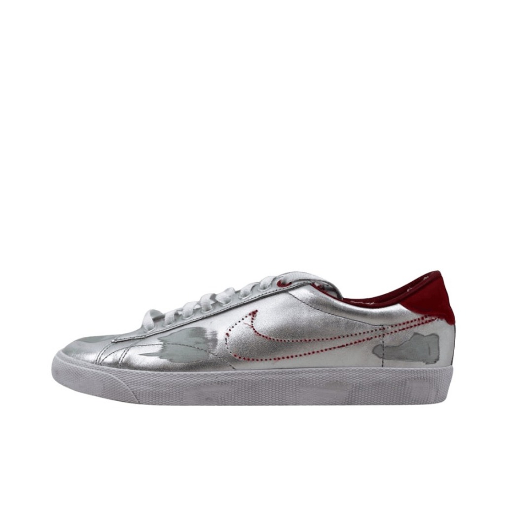 推荐商品：Nike Tennis Classic 运动休闲鞋 轻便透气缓震防滑耐磨舒适百搭复古薄底耐穿包裹性 Museum Edition Clot联名/银色破坏
