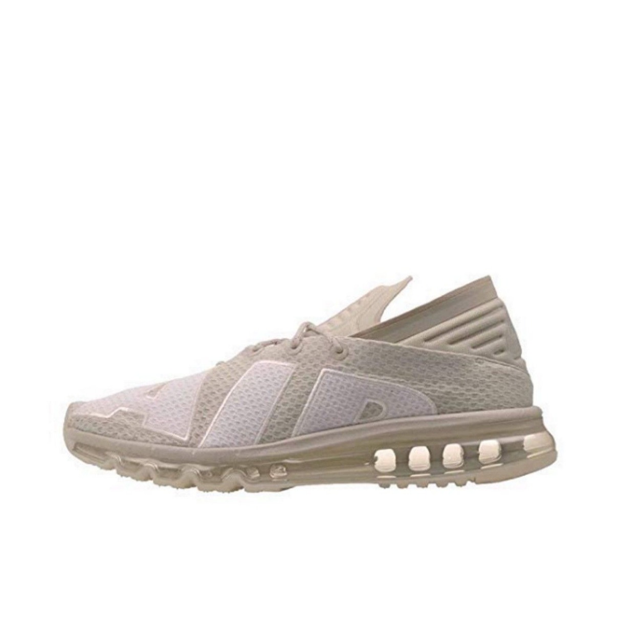 推荐商品：Nike Air Max Flair 跑鞋 全掌气垫防滑耐磨减震回弹轻便透气舒适百搭 Light Bone 米白