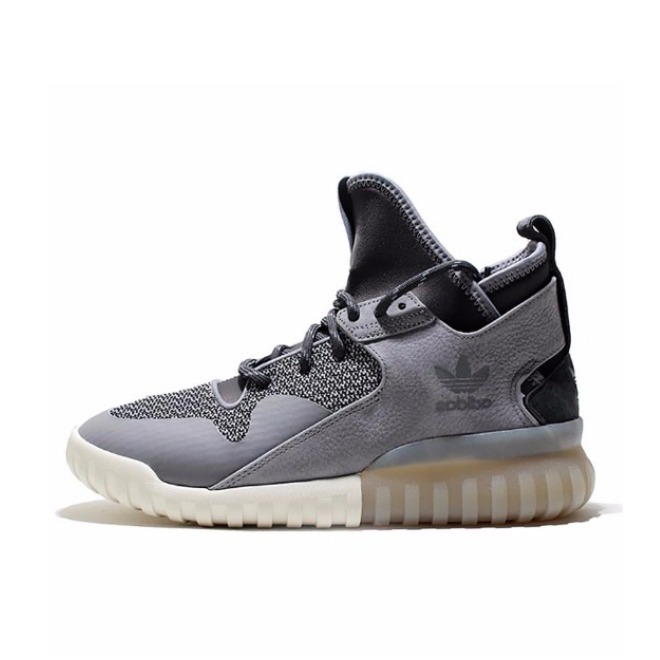 推荐商品：adidas Originals Tubular X 椰子 防滑耐磨 织物 运动休闲鞋 Grey/White/Clear Brown 白灰棕