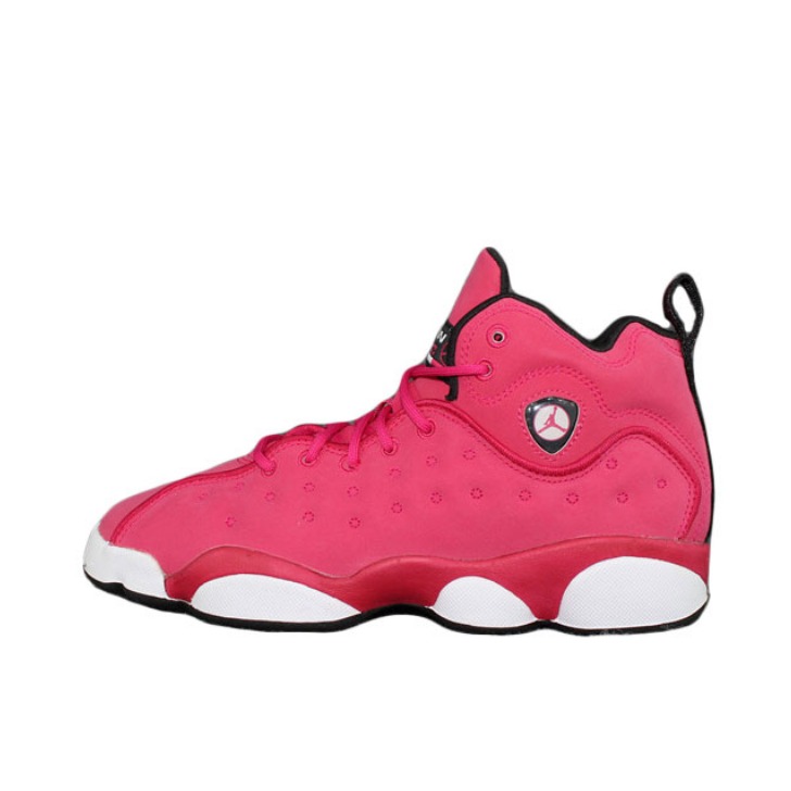 推荐商品：Jordan Jumpman Team 2 实战训练 缓震耐磨 防滑 复古 织物 篮球鞋 Rush Pink 粉白
