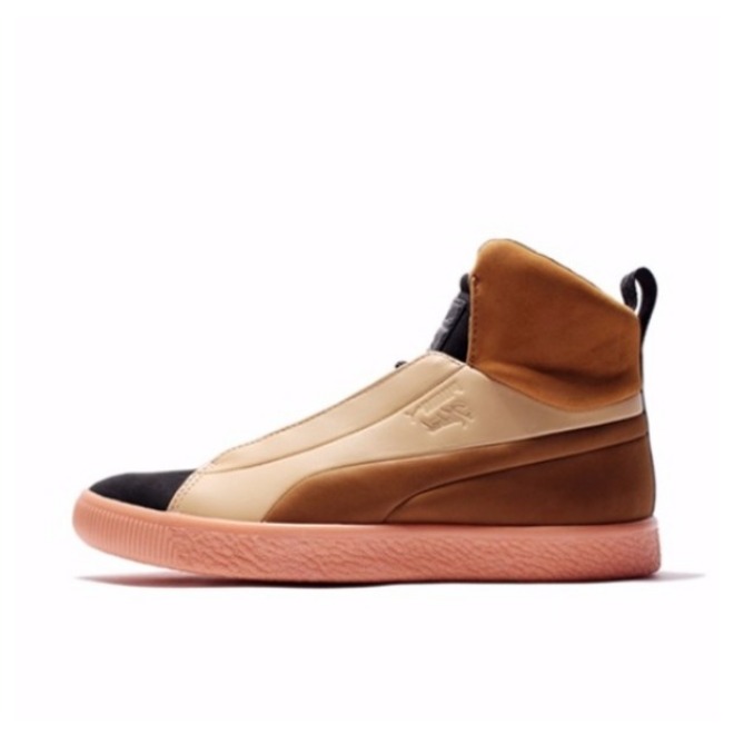 推荐商品：Puma/彪马 Clyde Sock 舒适透气 防滑耐磨 减震轻便 休闲鞋 Moccasin/SaddleBrown 黄棕色