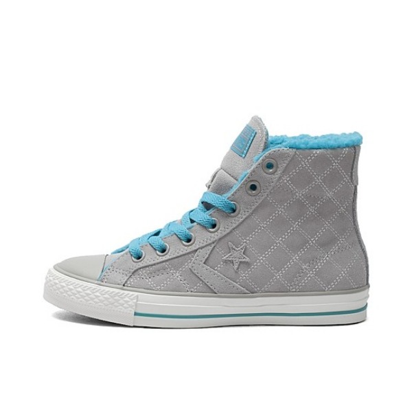 推荐商品：Converse/匡威 Star Player 星箭 防滑耐磨 复古休闲 舒适轻便 简约 板鞋 Grey 蓝灰全绒