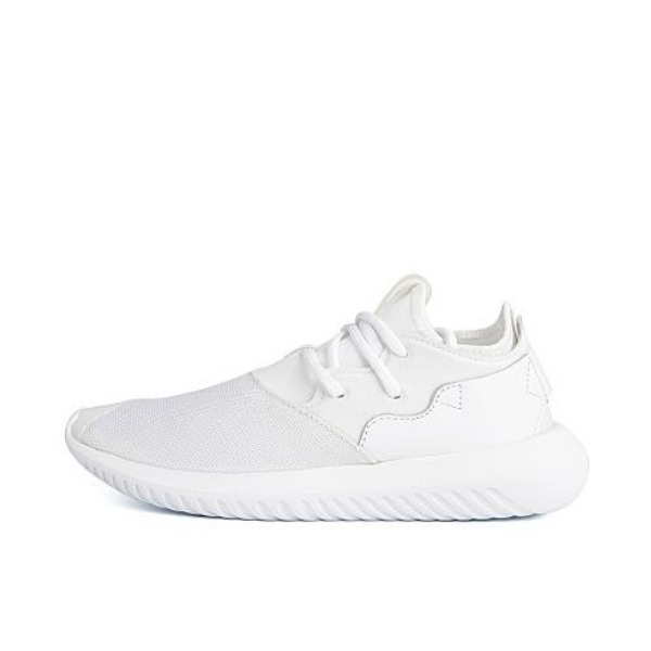 推荐商品：adidas Tubular Entrap 耐磨防滑 网布透气 舒适跑步 运动休闲鞋 Running White 珍珠白