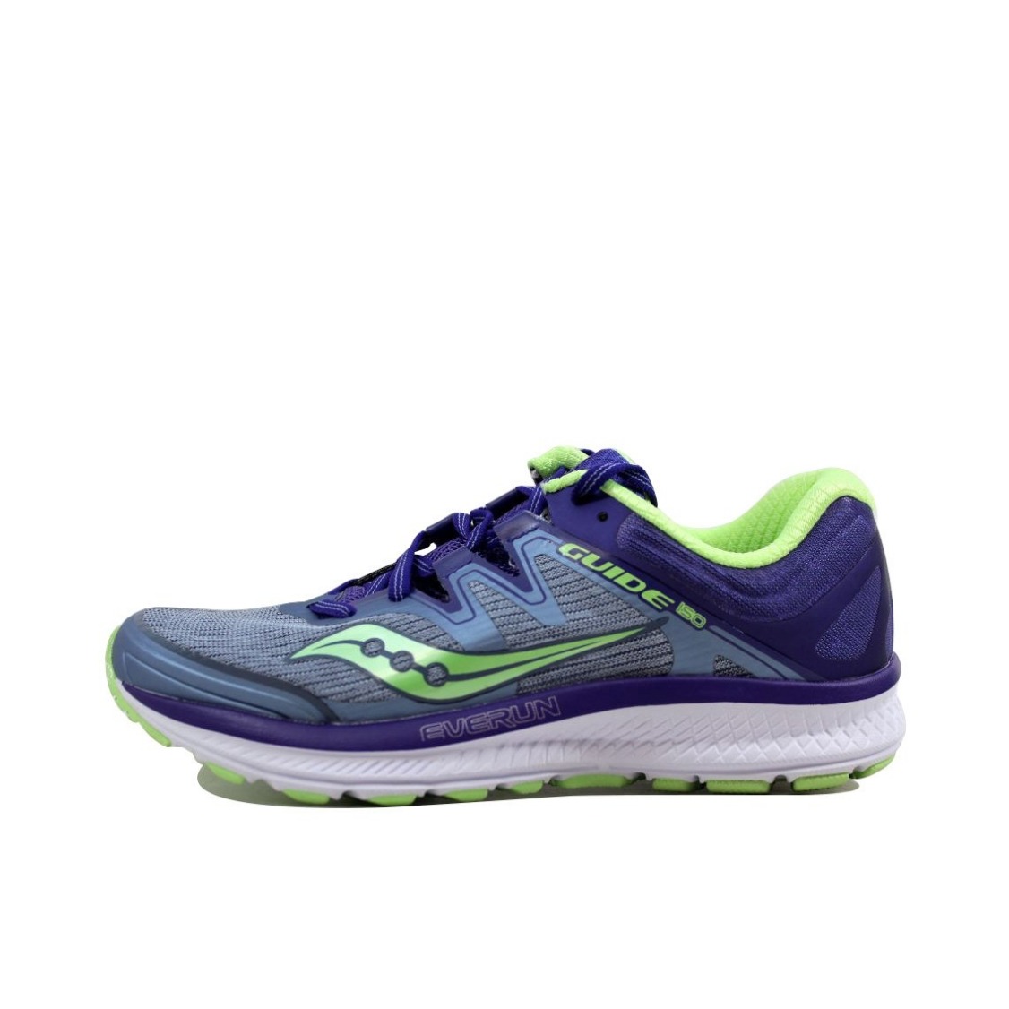 推荐商品：Saucony/索康尼 Guide ISO 稳定支撑 透气耐磨 运动 跑鞋 Purple/Mint 紫/灰
