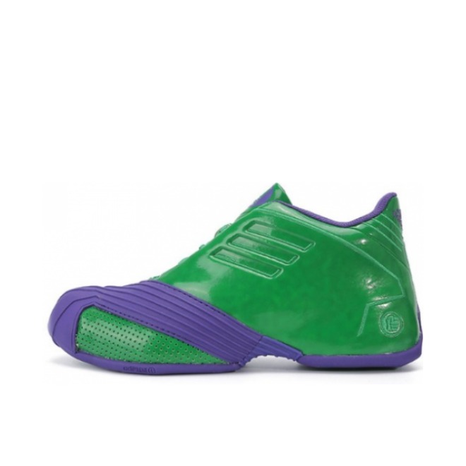 推荐商品：adidas T-Mac 1 篮球鞋 舒适缓震防滑耐磨实战运动复古 Hulk Marvel 绿蓝