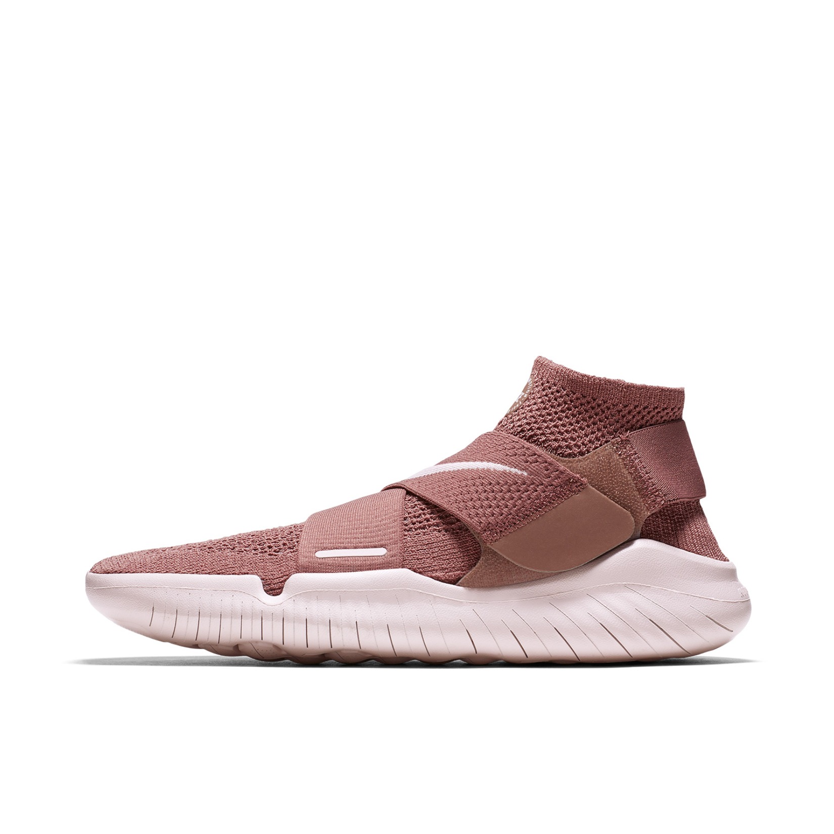 推荐商品：Nike Free RN Motion FK 2018 跑鞋 舒适轻便减震透气防滑耐磨高帮 Smokey Mauve Pink 玫瑰红