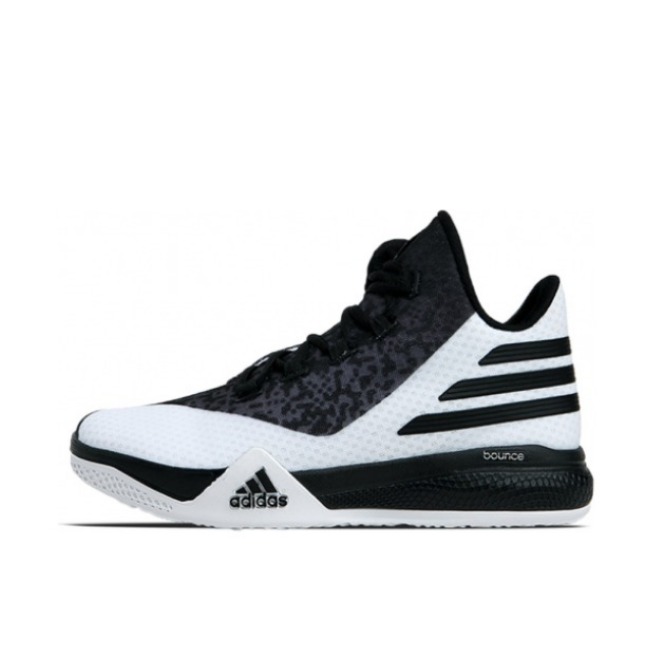 推荐商品：adidas Light Em Up 2 篮球鞋 中帮舒适耐磨复古 White/Black 白黑