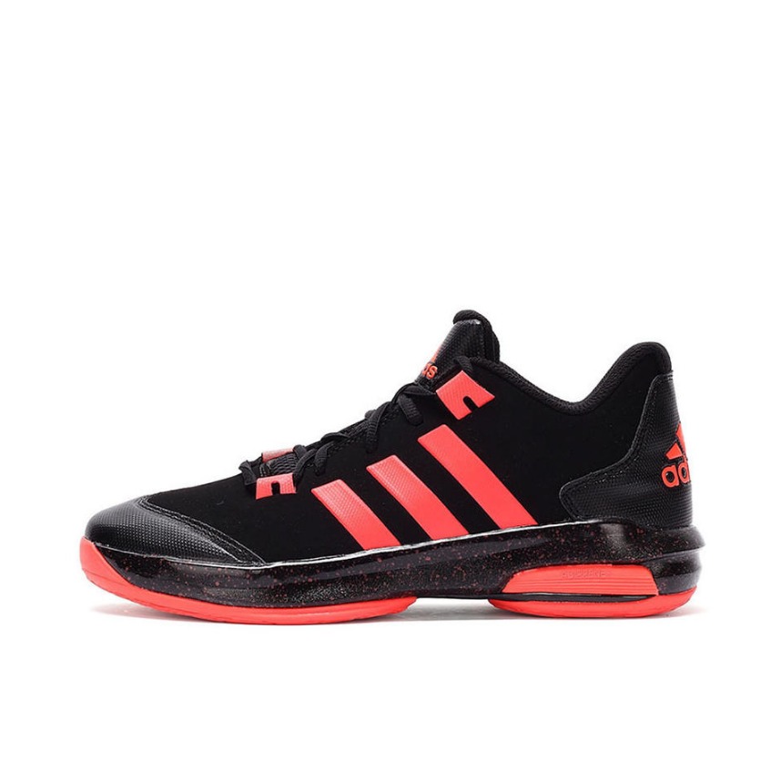 推荐商品：adidas Crazy Speed 篮球鞋 防滑耐磨实战训练 Black/Shock Pink 黑红
