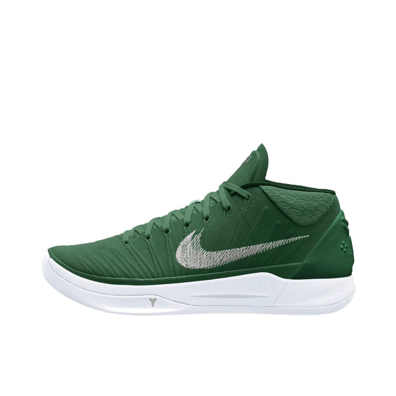 推荐商品：Nike Kobe A.D. Mid 科比 防滑耐磨 减震轻便 圆头 包裹性 织物 实战 篮球鞋 Gorge Green 绿白灰