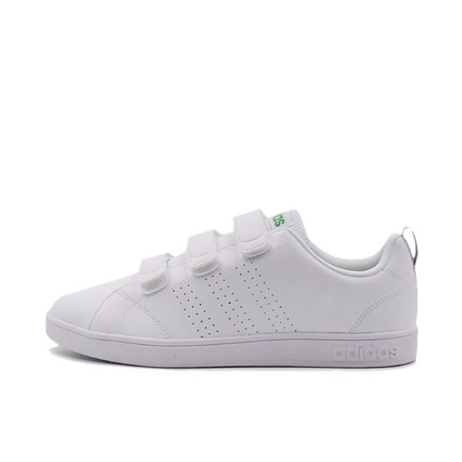 推荐商品：adidas NEO Valclean 2 CMF 舒适日常 减震耐磨 运动休闲鞋 White 白绿