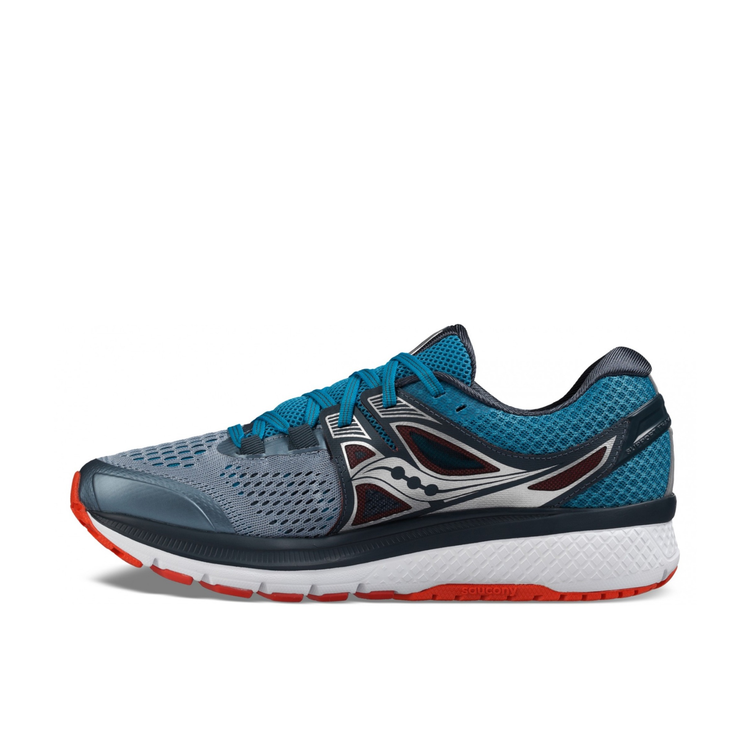推荐商品：Saucony/索康尼 Triumph ISO 胜利 3 防滑 轻便 休闲 时尚 百搭 减震 耐磨 跑鞋 Grey/Blue/Red  灰/蓝
