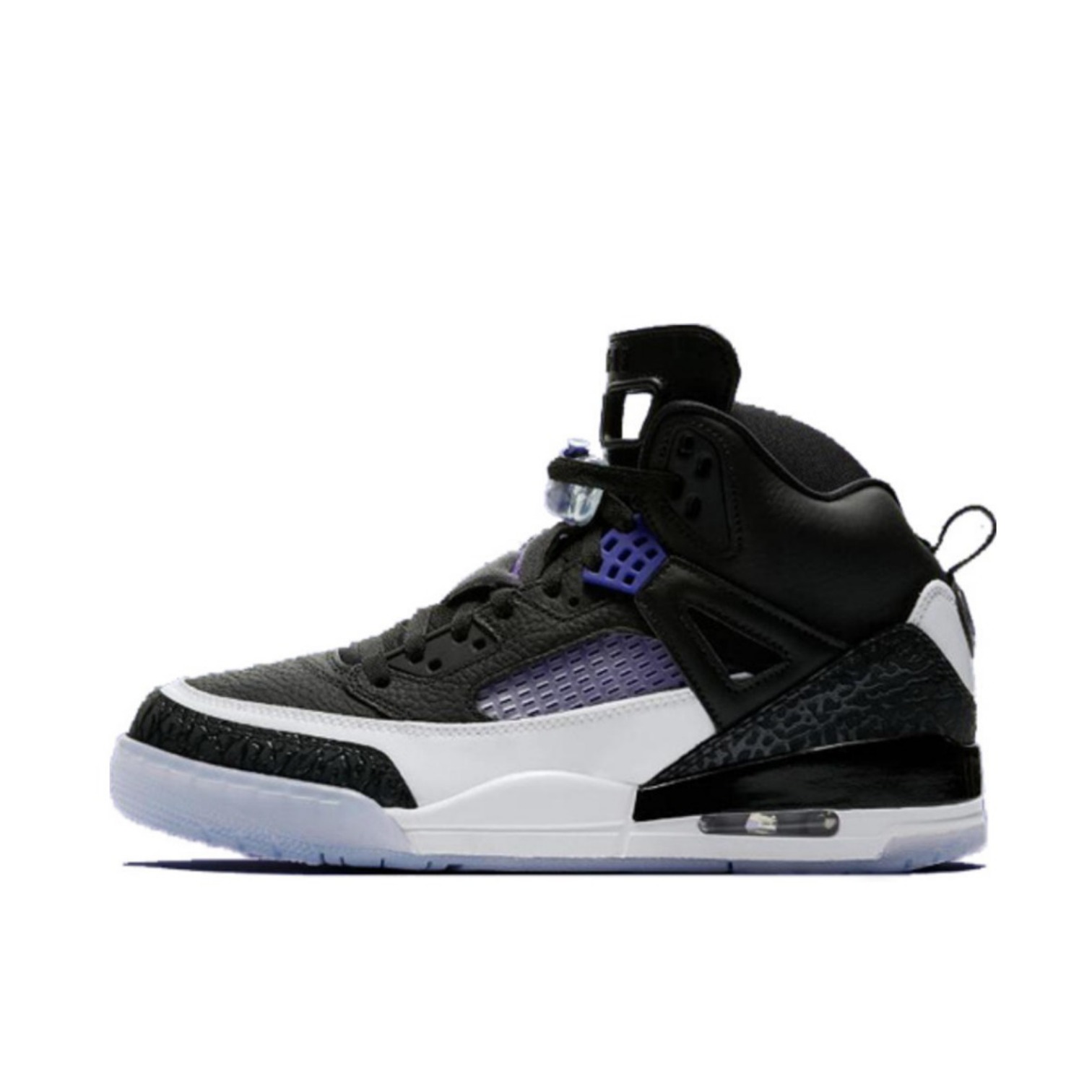 推荐商品：Air Jordan Spizike 篮球鞋 防滑耐磨舒适缓震复古时尚气垫训练冬季轻便比赛支撑包裹性增高 Concord 黑蓝白