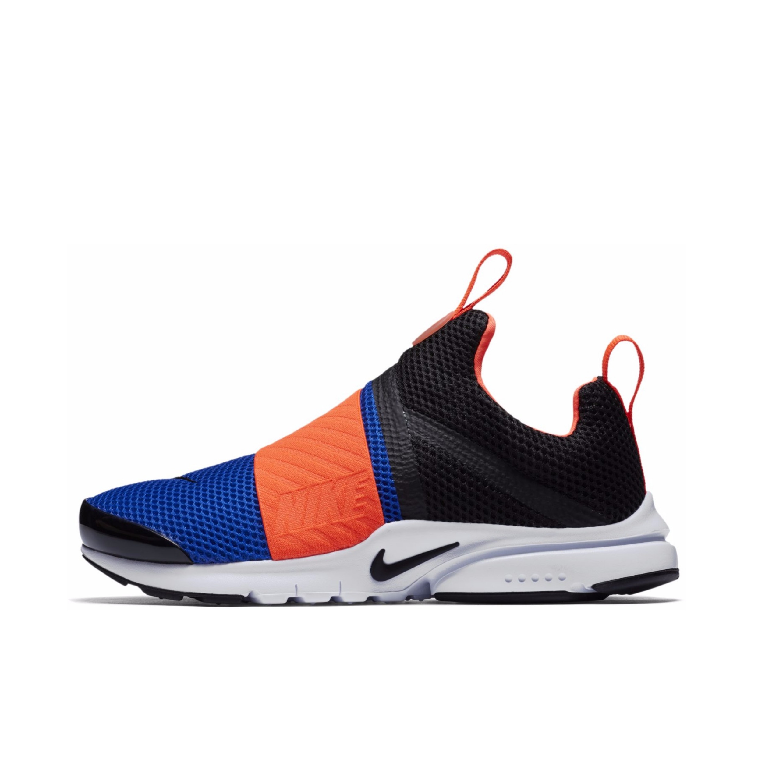 推荐商品：Nike Presto Extreme 跑鞋 防滑耐磨轻便透气运动织物合成革 Black Orange Blue 蓝橙黑