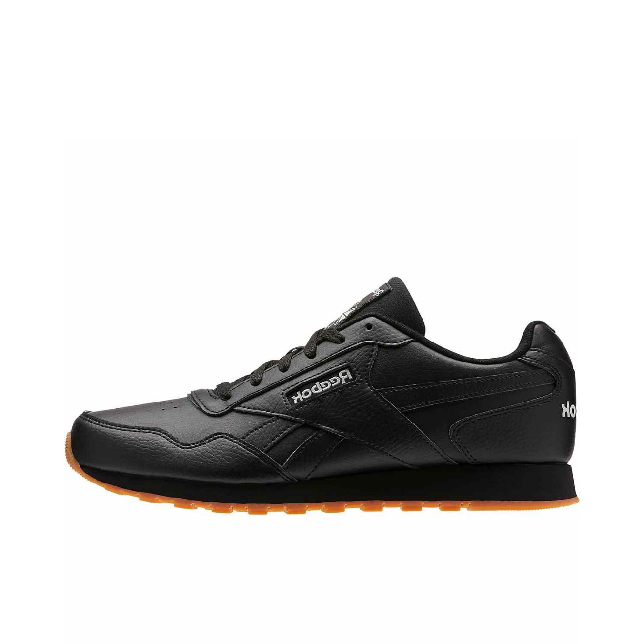 推荐商品：Reebok/锐步 Royal Glide 运动休闲鞋 复古时尚轻便防滑耐磨减震 Black/Sienna 黑生胶