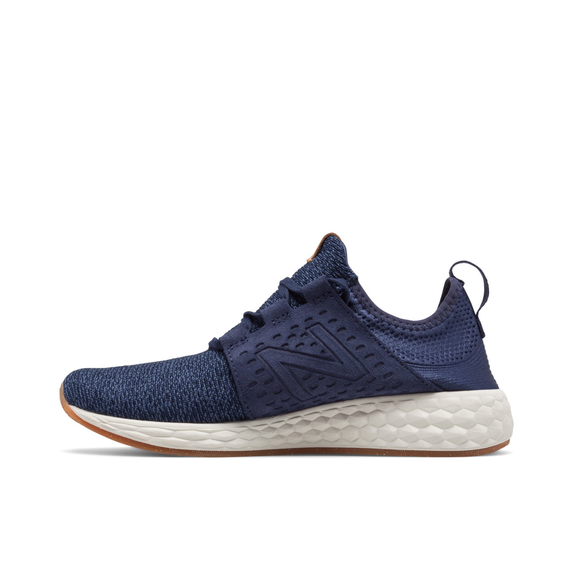 New Balance Fresh Foam Cruz 跑鞋 缓震回弹防滑耐磨轻便透气舒适织物马拉松 蓝生胶