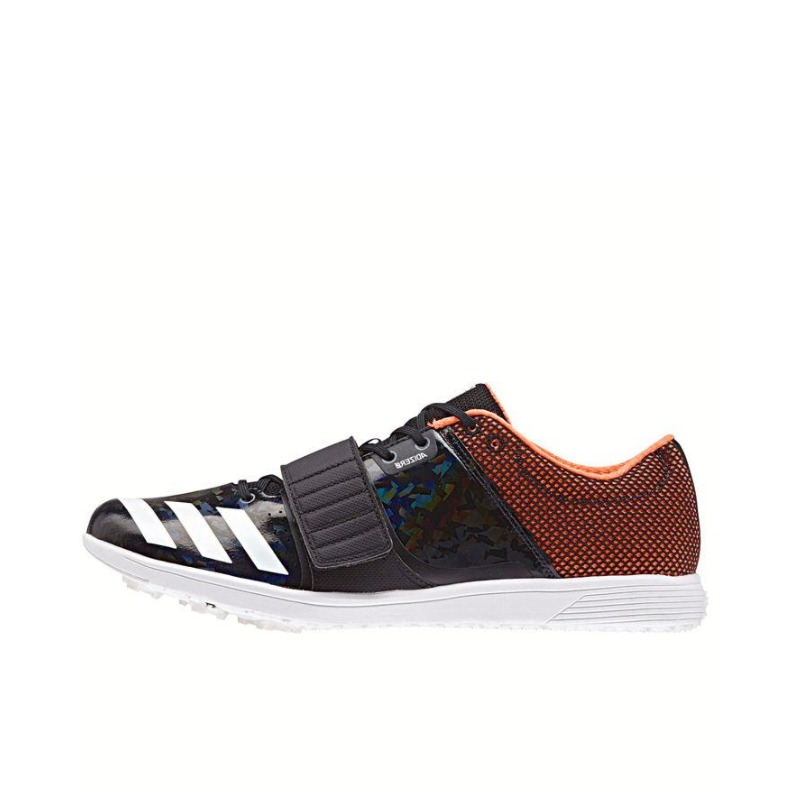 推荐商品：adidas adiZero TJ/PV 跑鞋 防滑耐磨透气碳板合成革贴合 Core Black/Ftwr White/Active Red 黑红