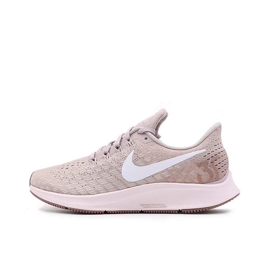 推荐商品：Nike Air Zoom Pegasus 35 飞马 跑鞋 缓震轻便运动马拉松透气织物泡棉 Particle Rose 女款/浅粉