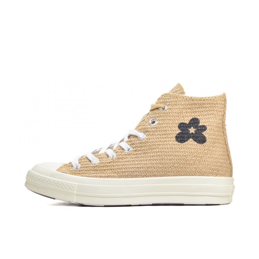 推荐商品：Converse/匡威 1970s 帆布鞋 圆头防滑经典复古轻便时尚拼接百搭 Golf Le Fleur Burlap 小花联名/粗麻布小花【欧阳娜娜联名】