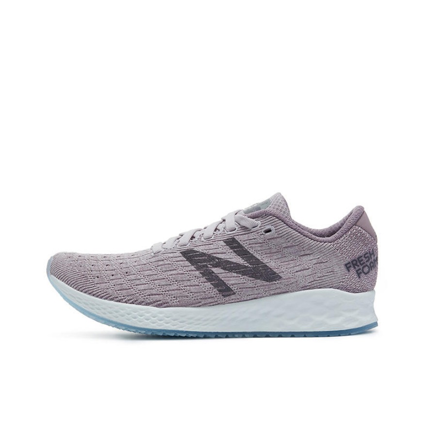 推荐商品：New Balance Fresh Foam Zante Pursuit 减震防滑 耐磨 网面透气 网布 织物 马拉松 跑鞋 女款/灰紫