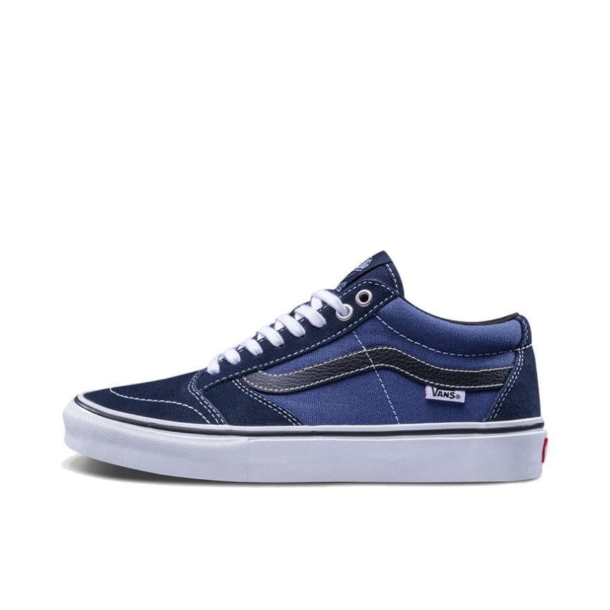 Vans/范斯 TNT SG 舒适 拼接 魔术贴 运动休闲鞋 蓝黑