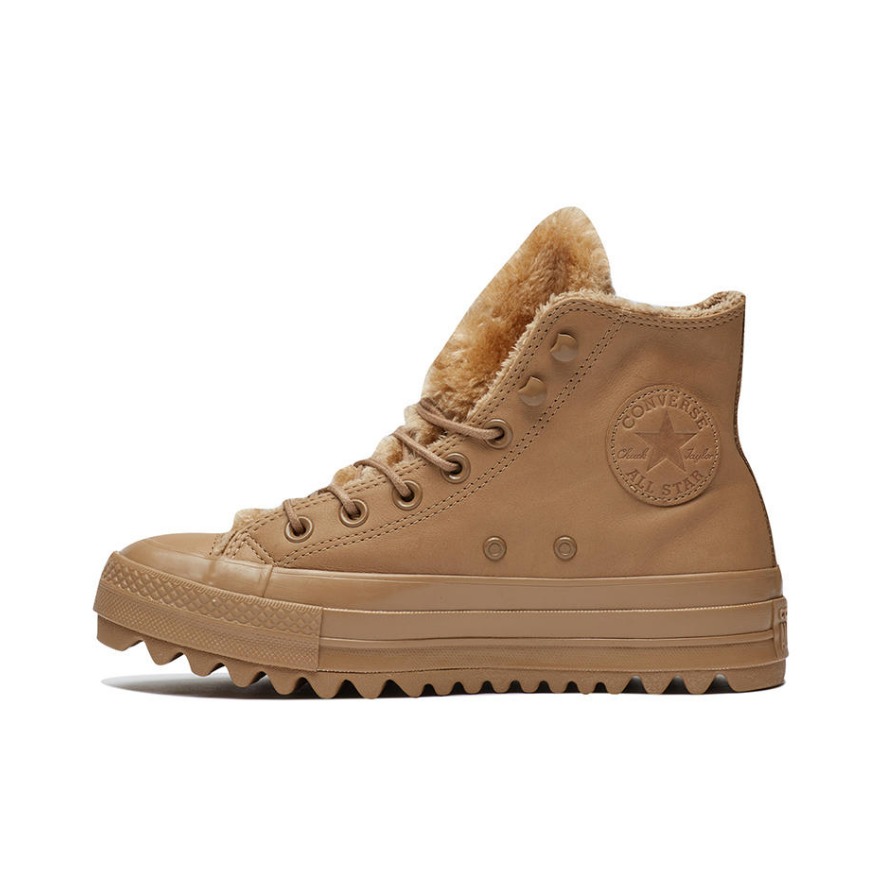 推荐商品：Converse/匡威 All Star Lift Ripple 防滑 舒适百搭 运动休闲鞋 Sienna 棕色加绒