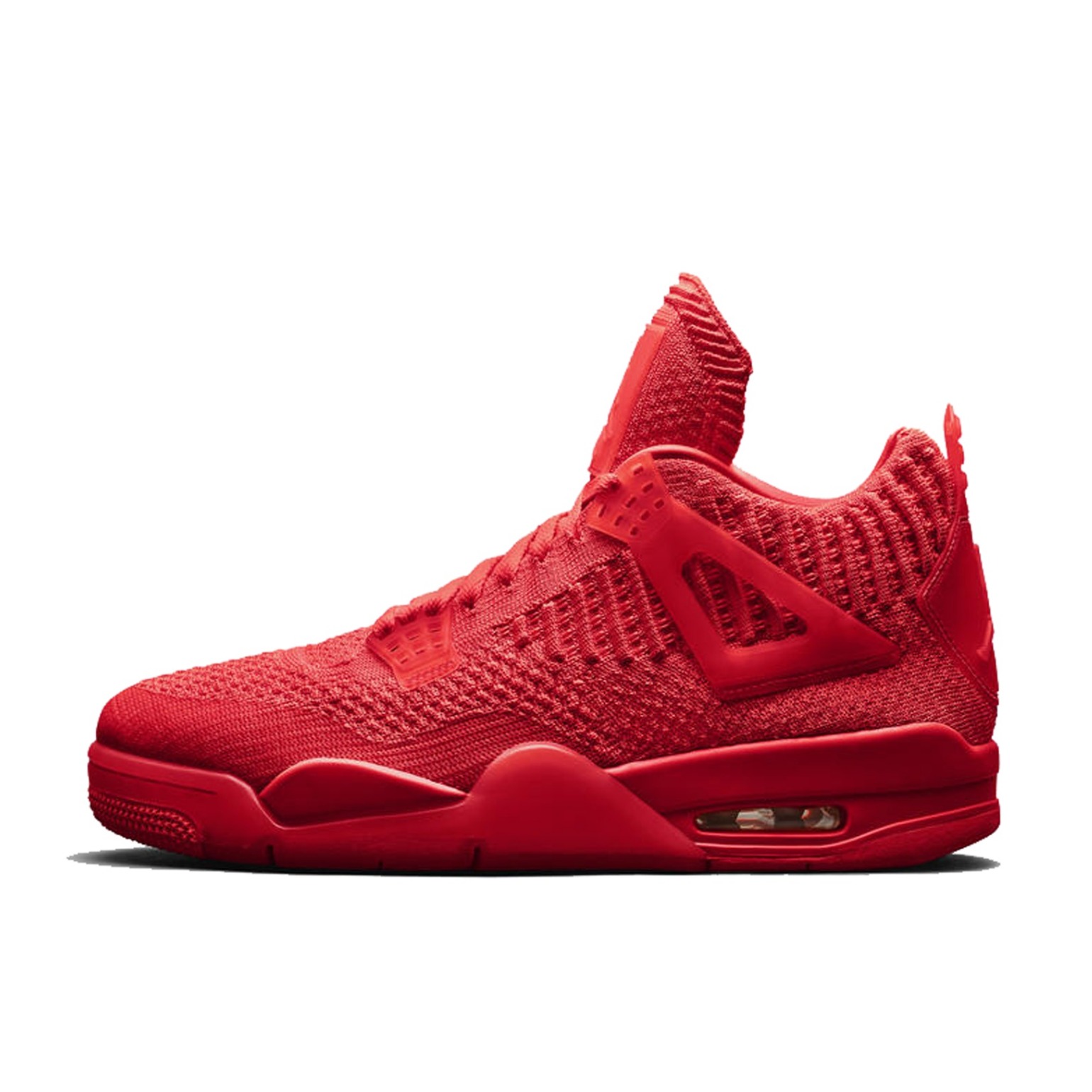 推荐商品：Air Jordan 4 运动休闲鞋 舒适缓震防滑耐磨复古简约时尚百搭支撑织物合成革轻质 Red 编织鞋面/红色