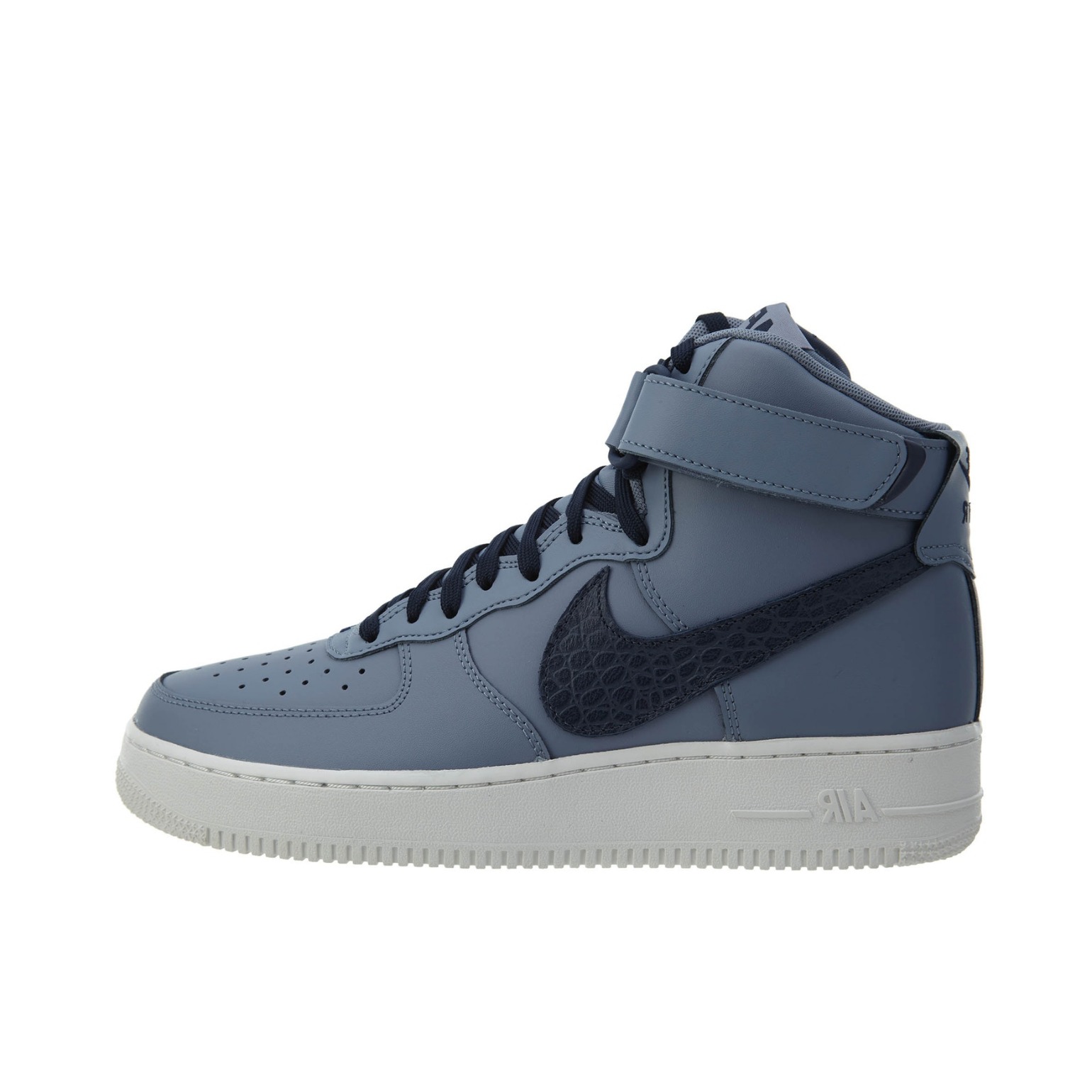 推荐商品：Nike Air Force 1 空军一号 板鞋 轻便舒适百搭耐磨防滑复古 Ashen Slate/Thunder Blue/Obsidian 灰蓝/黑