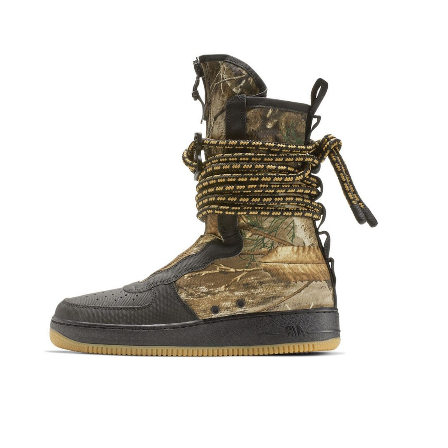推荐商品：Nike Air Force 1 SF 板鞋 机能缠绕防滑耐磨减震透气复古包裹性 Realtree/Black Realtree联名/黑色/落叶