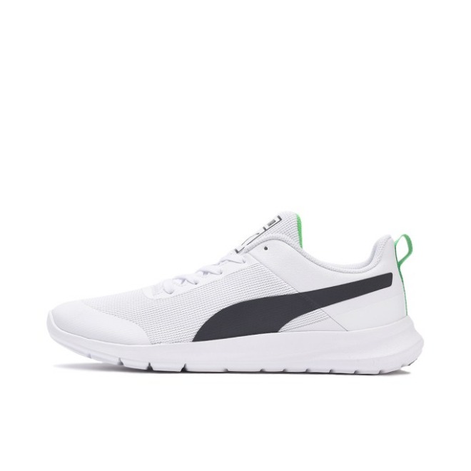 推荐商品：Puma/彪马 Trax Vintage Running 网面 透气 轻质 网布织物 防滑 跑鞋 White/Black 白黑