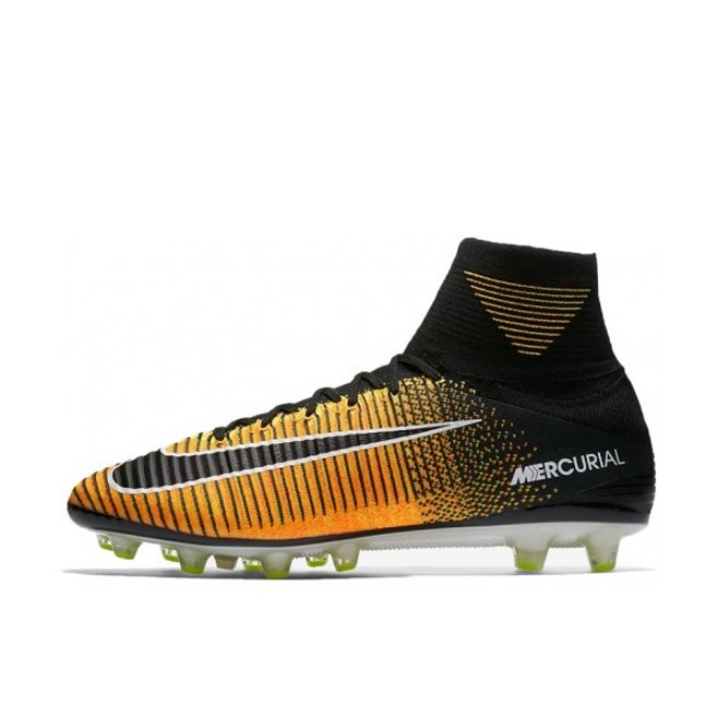 推荐商品：Nike Mercurial Superfly V FG 顶级 胶质长钉 硬草地天然草地 减震 防滑 耐磨 轻便 舒适 足球鞋 Laser Orange/Black 橙色/黑色/白色