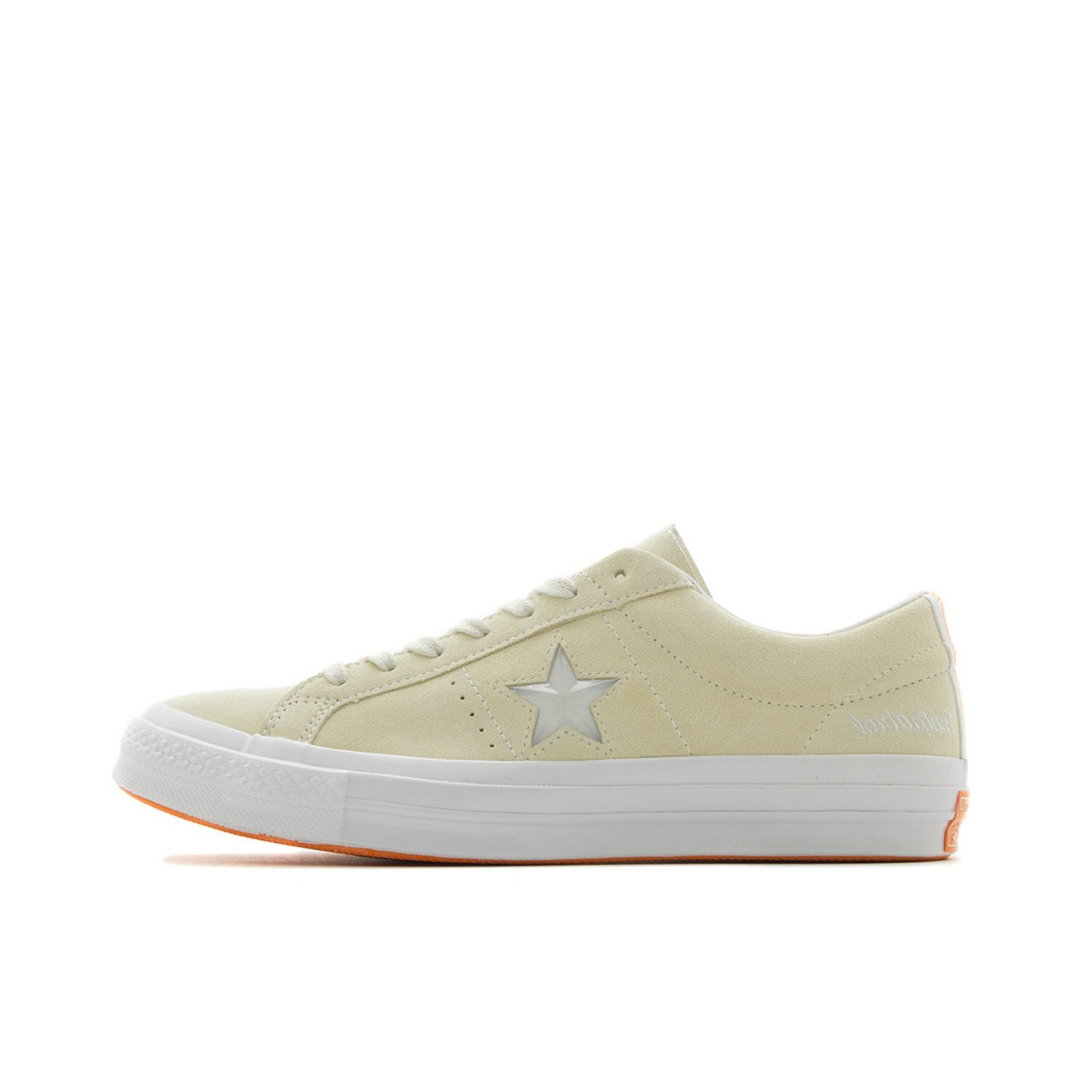 推荐商品：Converse/匡威 One Star 翻毛皮 防滑 复古 星星鞋 板鞋 LemonChiffon Footpatrol联名/米黄