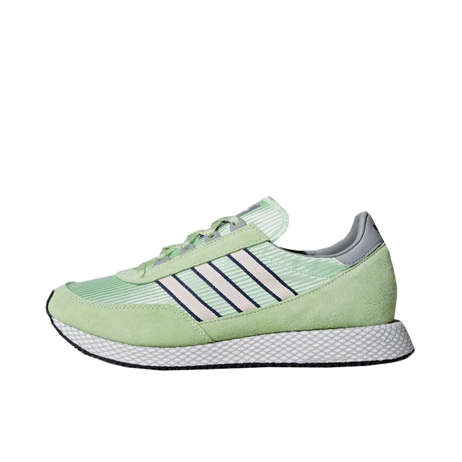 推荐商品：adidas Glenbuck SPZL 轻便减震 防滑耐磨 生活 运动休闲鞋 Mist Jade 绿粉