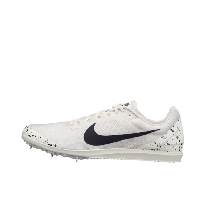 推荐商品：Nike Zoom Rival D 10 跑鞋 长跑田径耐磨减震防滑织物马拉松 White/Black 白色/泼墨