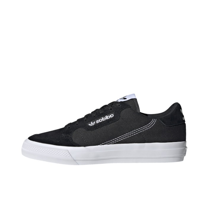 推荐商品：adidas Originals Continental 80 运动休闲鞋 板鞋 经典复古防滑耐磨防水舒适 Core Black / Ftwr White 黑/白