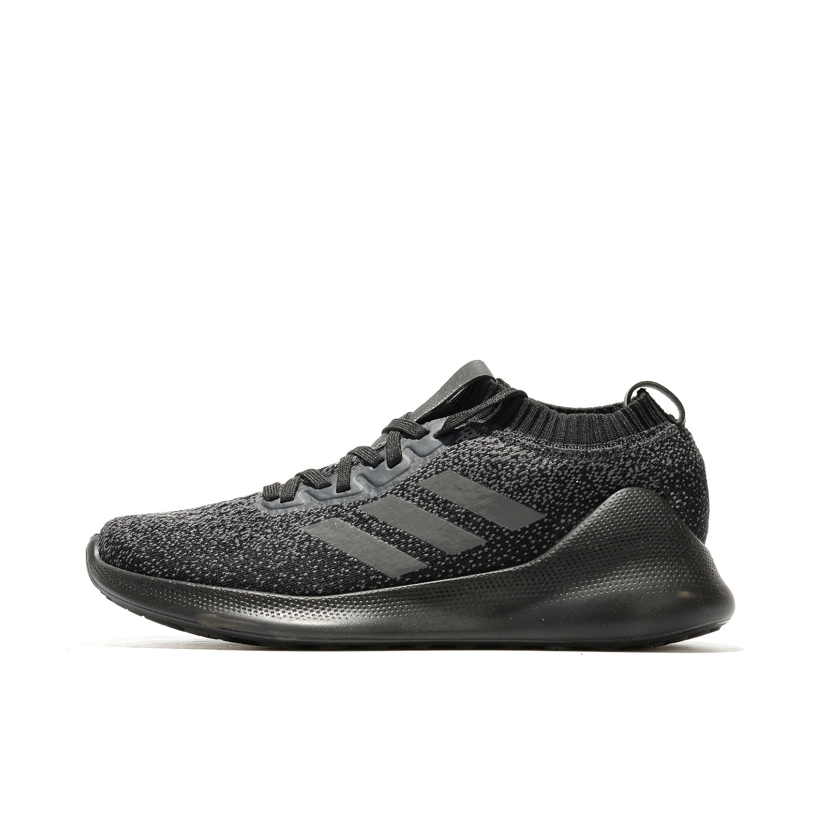 推荐商品：adidas Purebounce+ 跑鞋 缓震耐磨轻便透气舒适防滑运动 Black 大童/黑色/灰色