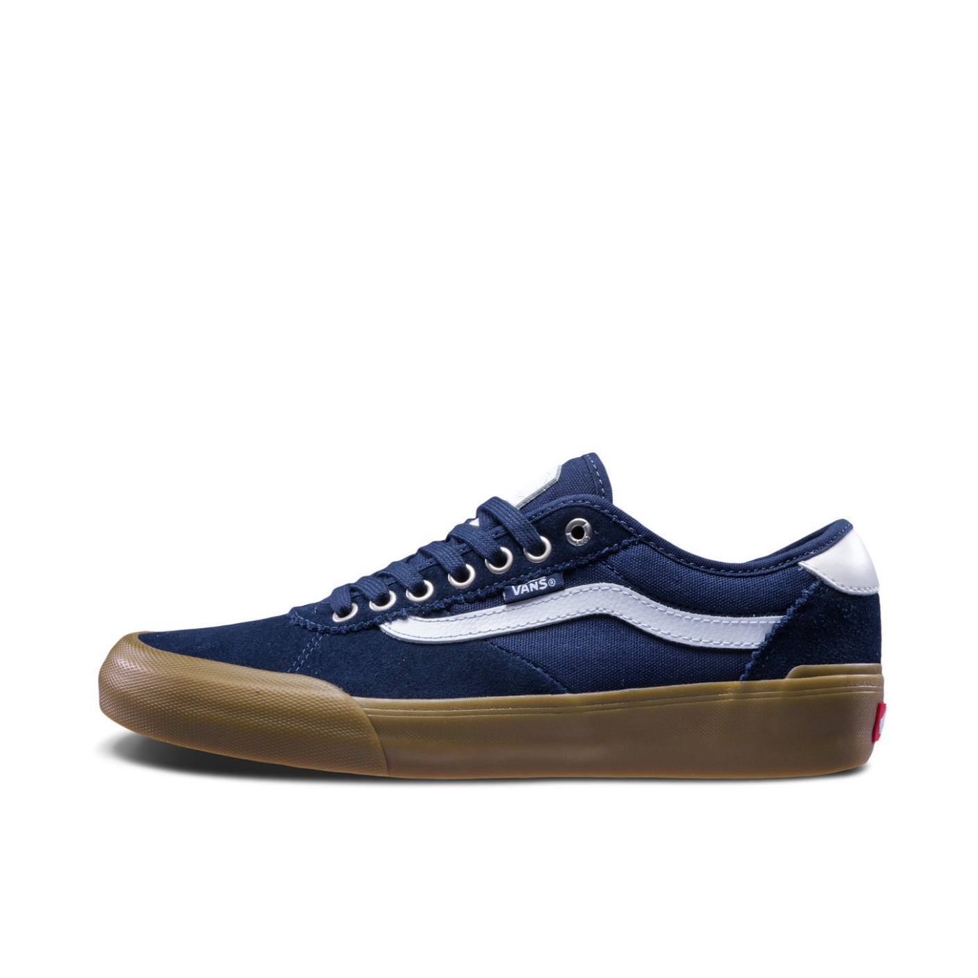 推荐商品：Vans/范斯 Chima Pro 2 板鞋 舒适百搭防滑轻便 Navy/White 深蓝白/生胶