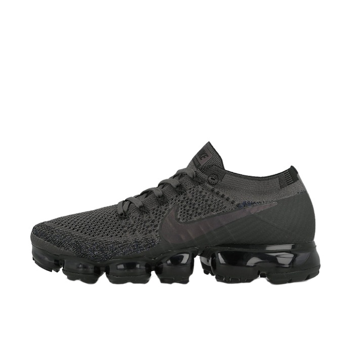 推荐商品：Nike Air VaporMax 跑鞋 气垫缓震防滑耐磨舒适轻便百搭简约运动全掌编织支撑休闲圆头 Midnight Fog 午夜雾灰