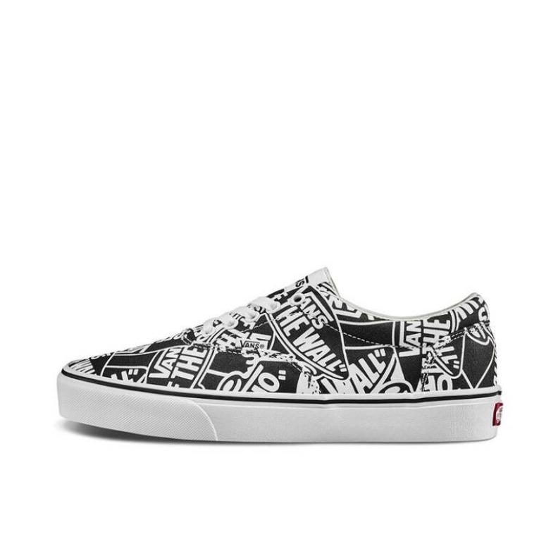推荐商品：Vans/范斯 Doheny 复古休闲 轻便舒适 透气百搭 耐磨防滑 帆布鞋 Black 黑色/Logo印花
