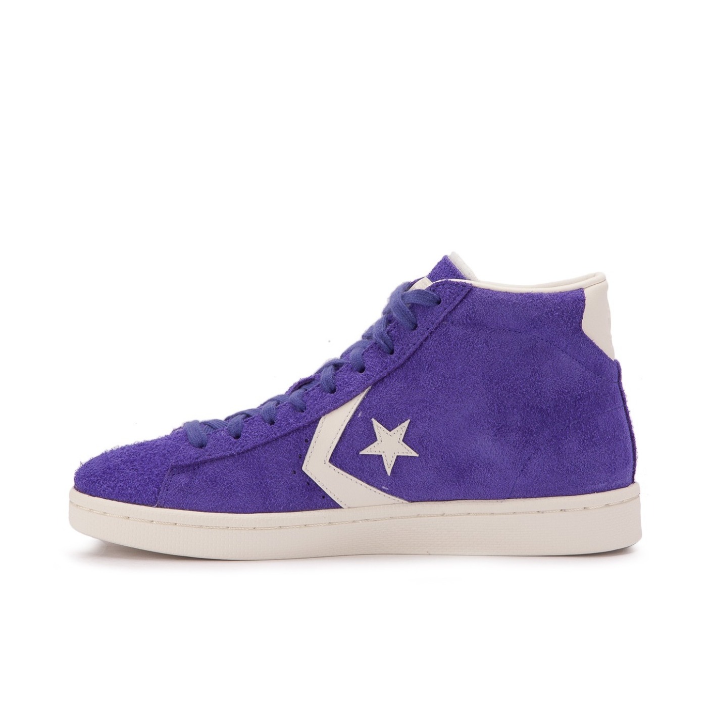 推荐商品：Converse/匡威 Pro Leather 复古 经典 防滑耐磨 运动 减震 板鞋 Mid Candy Grape 紫白/翻毛皮Mid