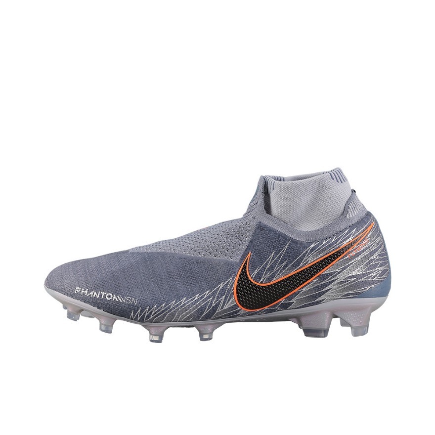 推荐商品：Nike Phantom Vision Elite DF FG 顶级 胶质长钉 天然草地 减震防滑耐磨 足球鞋 Black/Silver 亮银