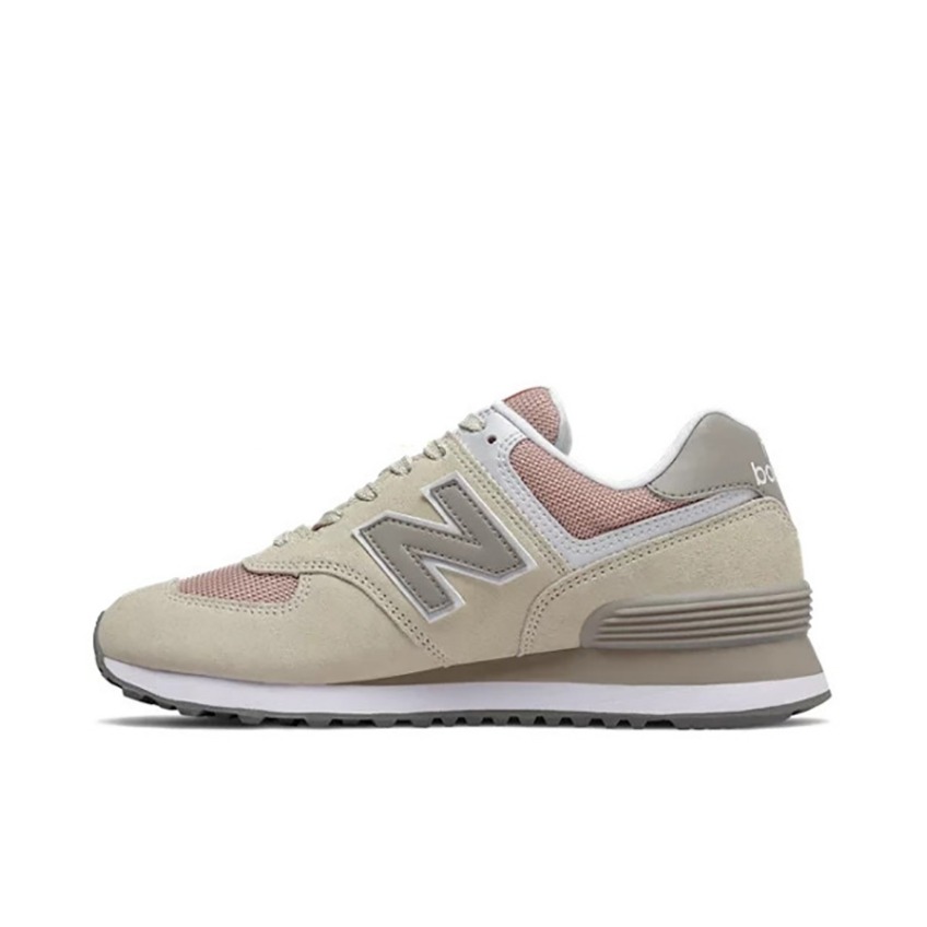 推荐商品：New Balance 574 运动休闲鞋 阿甘鞋 经典复古防滑耐磨缓震舒适透气时尚百搭轻便 Oyster/Oxygen Pink 米色/粉