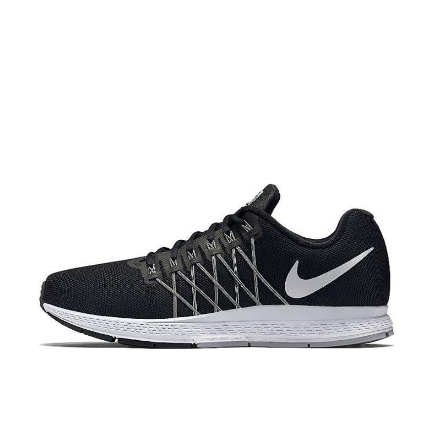 推荐商品：Nike Air Zoom Pegasus 32 跑鞋 防滑耐磨轻便透气舒适百搭网布圆头运动低帮 Black Silver 黑/银