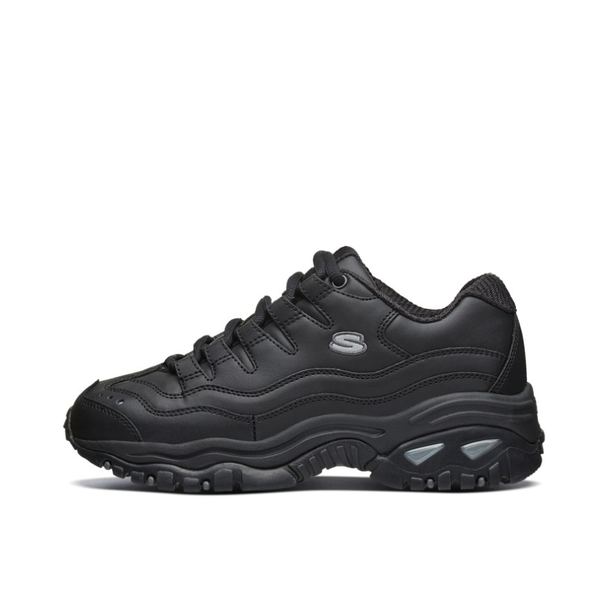 推荐商品：Skechers/斯凯奇 Energy 复古 舒适透气 防滑耐磨 轻便 厚底增高 老爹鞋 Black 黑色